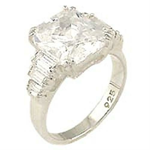 00827_e5adf18b-fa40-4113-9d80-68edf1a65980-1.jpg 00827 High-Polished 925 Sterling Silver Ring with AAA Grade CZ in - Image 1