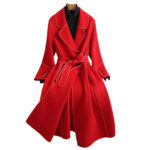 Women's Slim-Fit Wool Overcoat – Timeless Elegance & Comfort - Image 5