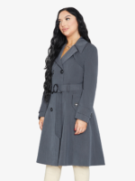 Spring/Summer Double Breasted Trench Mac Coat (1201-SP) - Image 9