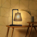 Industrial Vintage Ratio E27 Bedside Table Lamp Light Cage LED Bulb - Image 6