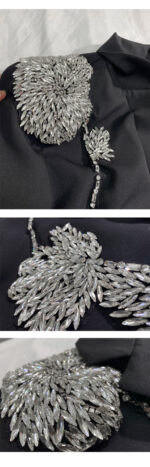 Women's Hand-stitched Floral Suit Jacket - Image 5