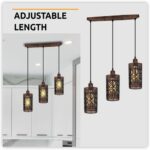 Industrial Vintage Retro 3 Way Rectangle Drum Cylinder Rustic Red Cage - Image 3