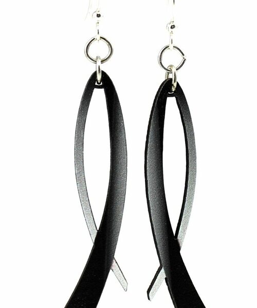 Modern Ribbon Earrings #1546