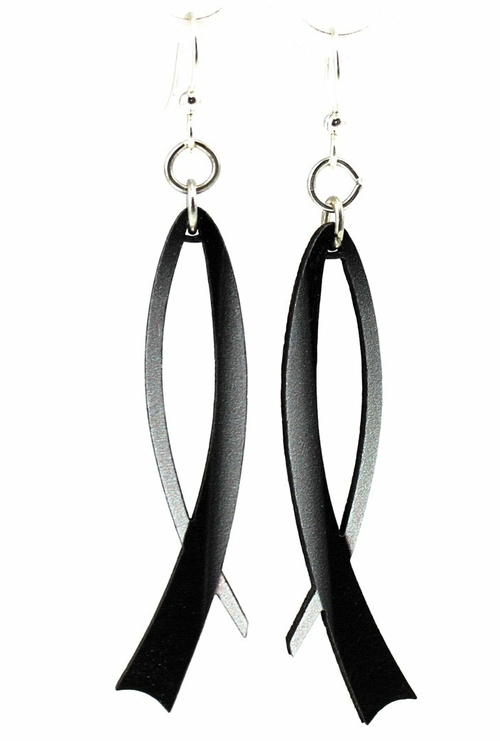1546__-_Modern_Ribbon.jpg Modern Ribbon Earrings #1546 - Image 1