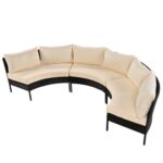 LuneluX_Home – Outdoor Lounge Set - 3 pcs. (Rattan-Waterproof) - Image 8