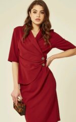 Diane Wrap Blazer Dress - Image 9