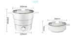 Multifunctional Electric Cooker Mini Noodle Cooker - Image 3