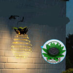 Outdoor Waterproof Garden Pineapple Solar Lights Path Lights - Image 7