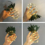 Outdoor Waterproof Garden Pineapple Solar Lights Path Lights - Image 3