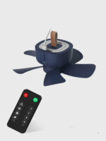 Remote Control Timing USB Powered Ceiling Fan Air Cooler - Image 5