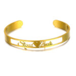 LuxeJewels™ – Custom Name Cuff Bracelet (Stainless Steel) - Image 4
