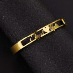 LuxeJewels™ – Custom Name Cuff Bracelet (Stainless Steel) - Image 3