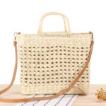 SolunaWeave™ – Hollow Breeze Straw Tote - Image 2