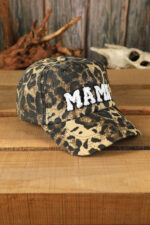 Leopard MAMA Embroidered Leopard Baseball Cap - Image 5