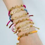 Personalized Colorful Rope Chain Custom Name Bracelet Personalized