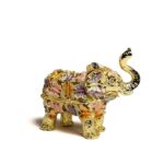 Golden Elephant Decorated with butterflies - Image 2