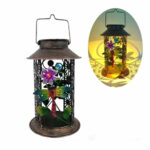 Iron Solar Lights LED Garden Lamp Table Lamp Solar Lantern - Image 5