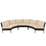 LuneluX_Home – Outdoor Lounge Set - 3 pcs. (Rattan-Waterproof) - Image 7