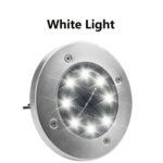 4/8 LEDs Solar Powered Buried Light Outdoor Pathway Garden Decking - Image 5