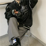 Vintage Harajuku Jacket Hip Hop Loose Jacket Women - Image 7