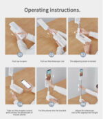 Selfie Portable Mobile Phone Holder With Light - Image 3