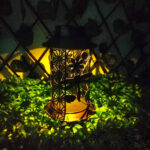 Iron Solar Lights LED Garden Lamp Table Lamp Solar Lantern - Image 4