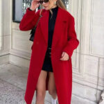 Double-Breasted Long Red Overcoat – Haute Edition 25 - Image 2