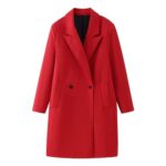Double-Breasted Long Red Overcoat – Haute Edition 25