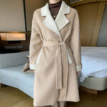 Ladies Wool Double-Faced Coat – Classic Elegance & Cozy Warmth