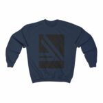 Men's Double Slanted Logo Crewneck Sweatshirt - Image 7