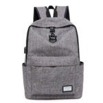 High Quality Grey Anti Theft Backpack - Image 6