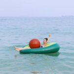 Inflatable Giant Avocado Pool Float Pool Swimming Float - Image 3