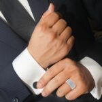 14K White Gold Men's Diamond Channel Set Band Ring (1 cttw, H-I Color, - Image 5