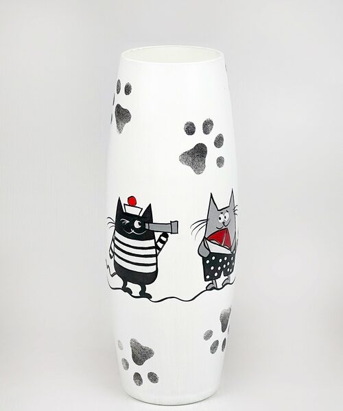 Art decorative glass vase 7736/300/sh121