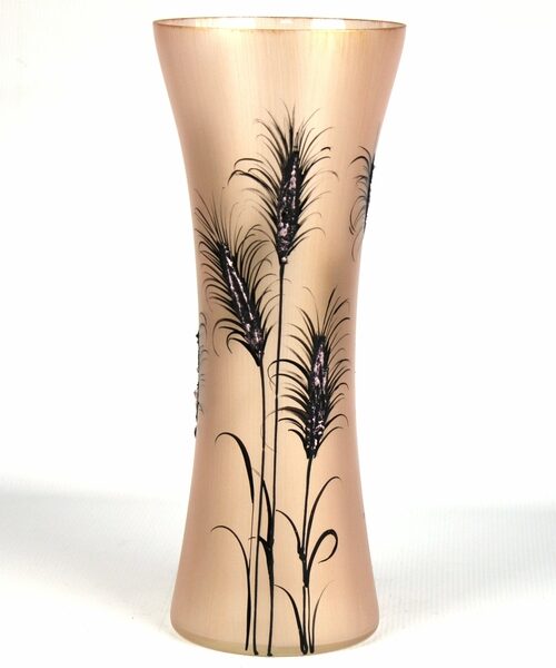 floor lilac art decorative glass vase 7756/360/sh328