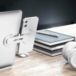Laptop Cell Phone Mount Collapsible Metal Paste Base - Image 3