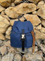 Belted Blue Backpack - Image 17