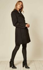 Spring/Summer Military Double Breasted Trench Coat (9049-SP) - Image 15