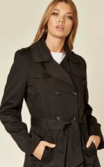 Spring/Summer Military Double Breasted Trench Coat (9049-SP) - Image 17