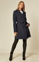 Spring/Summer Military Double Breasted Trench Coat (9049-SP) - Image 2
