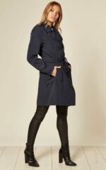 Spring/Summer Military Double Breasted Trench Coat (9049-SP) - Image 3