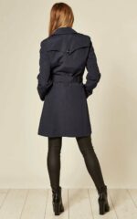 Spring/Summer Military Double Breasted Trench Coat (9049-SP) - Image 4