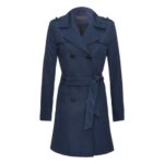 Spring/Summer Military Double Breasted Trench Coat (9049-SP) - Image 6