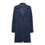 Spring/Summer Military Double Breasted Trench Coat (9049-SP) - Image 7