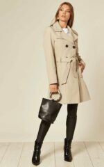 Spring/Summer Military Double Breasted Trench Coat (9049-SP) - Image 27