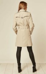 Spring/Summer Military Double Breasted Trench Coat (9049-SP) - Image 30