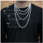 ROCK 4 MM One Row Tennis Chain | 960011 - Image 7