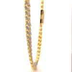 SELVIK 12MM GOLD MOISSANITE ICED OUT CUBAN I 991402 - Image 3