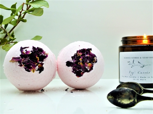 Rose Bath bombs