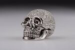 Silver Decorated Skull